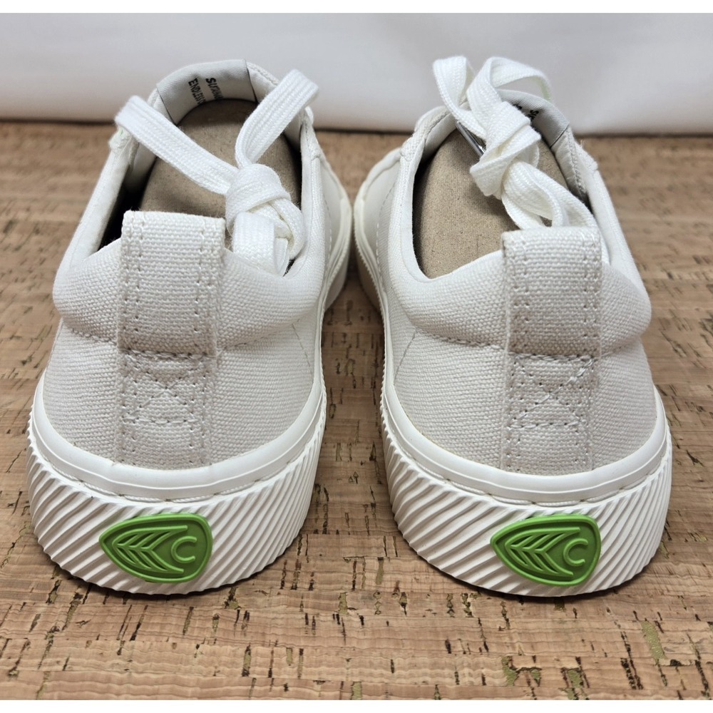 CARIUMA OCA Low Top Off-White Canvas Sneakers Men's US 4.5 Womens 6 Shoes - Picture 8 of 11